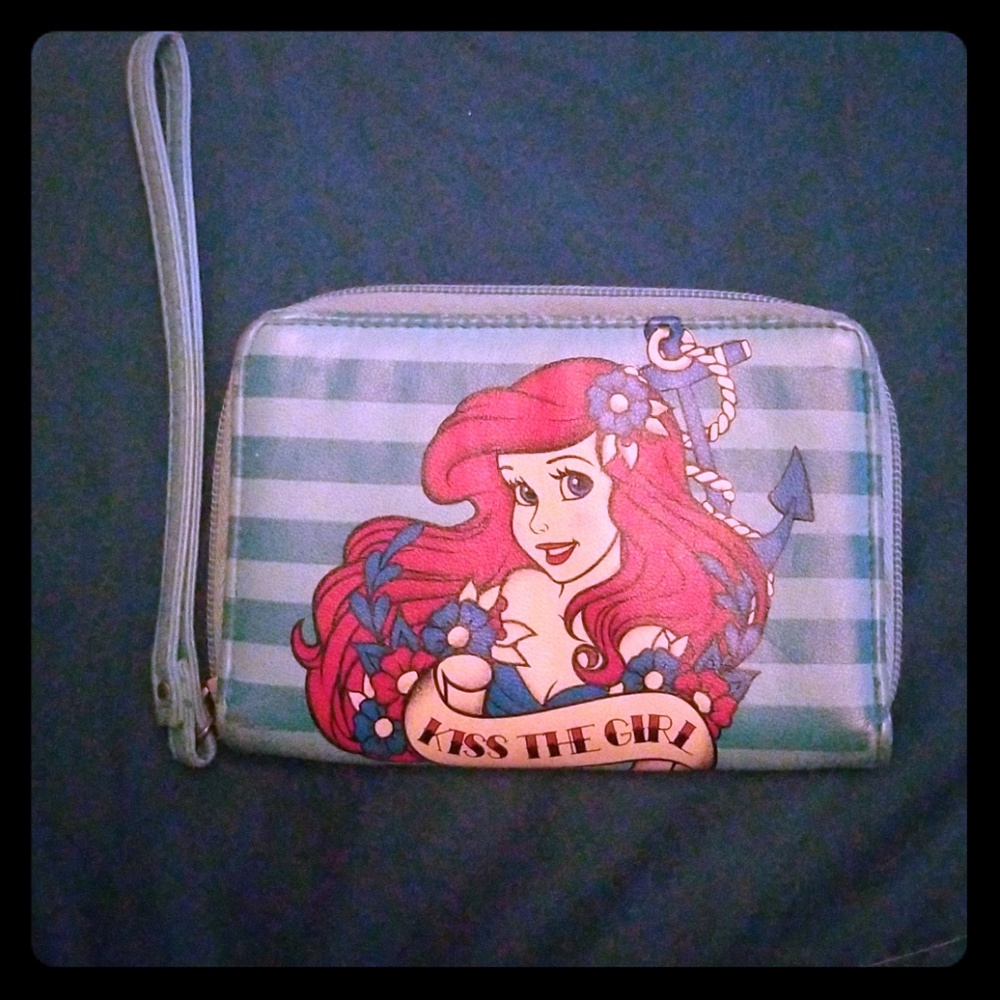 Little mermaid  Wristlet